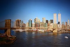 15 Lower Manhattan Including World Trade Center Twin Towers From Brooklyn September 11, 2001 About 8 30 am At 911 Museum